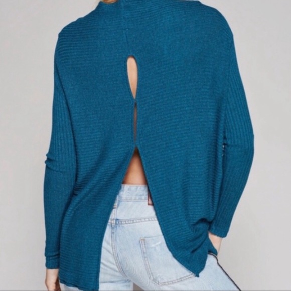 FP We the free lover rib split back pullover top - Picture 8 of 8